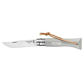 Nóż z rzemykiem Opinel Inox Colorama N°06 - cloud