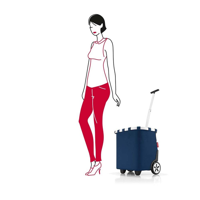 Wózek na zakupy Reisenthel Carrycruiser - dark blue