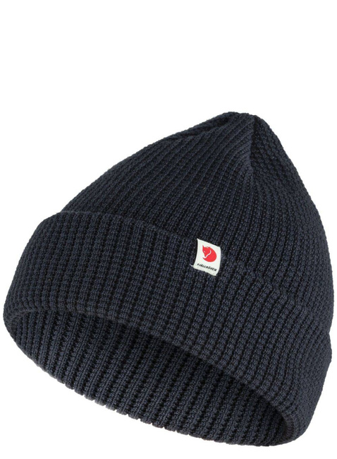 Czapka dzianinowa Fjallraven Tab Hat - dark navy