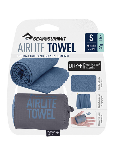 Ręcznik turystyczny Sea to Summit Airlite S - moonlight blue