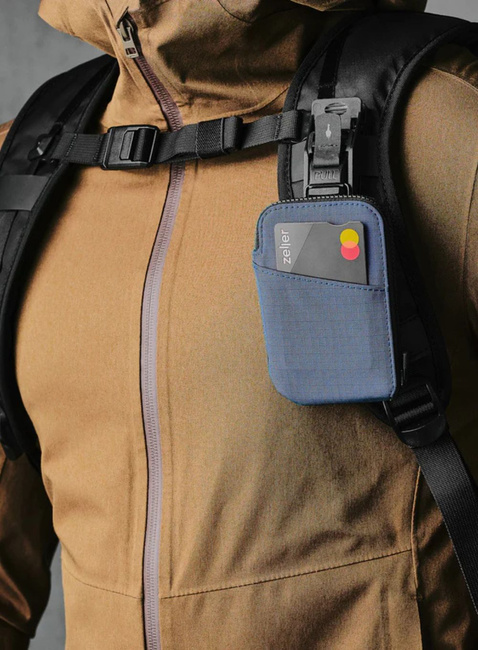 Portfel unisex Alpaka Zip Card Pouch - blue