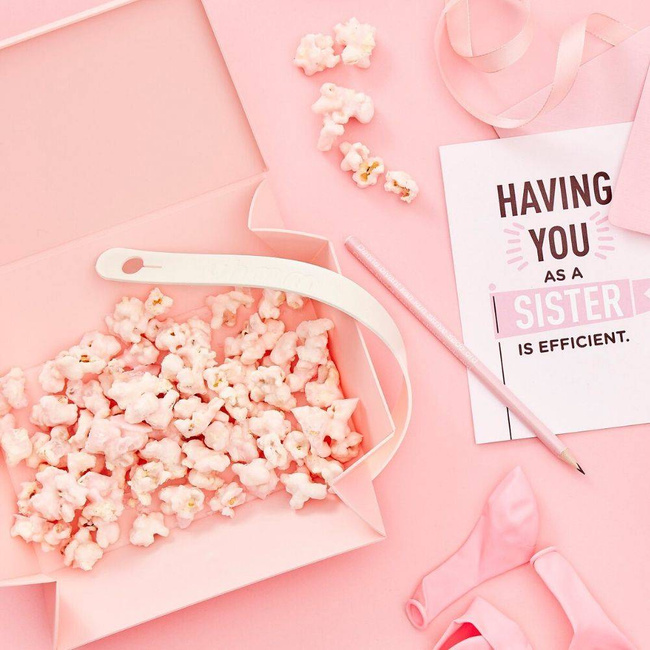 No.01 pudełko składane z opaską Uhmm - pink / pink