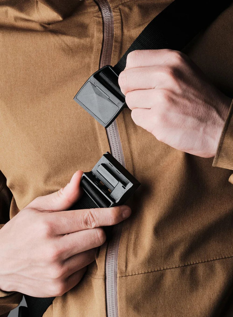 Pas ramienny z klamrą Alpaka Pro Strap Maglockz Slider Buckle - black