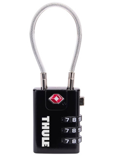 Kłódka szyfrowa do bagażu Thule TSA Cable Lock - black