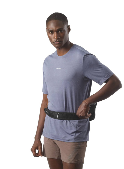 Pas sportowy Salomon Cross Unisex Belt 2 Bottles - black