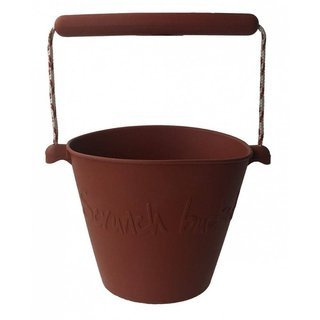 Składane wiaderko dla dzieci Scrunch - rust