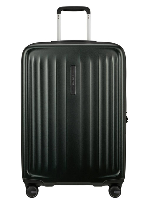 Walizka średnia poszerzana Samsonite Fyrm EXP - deep green