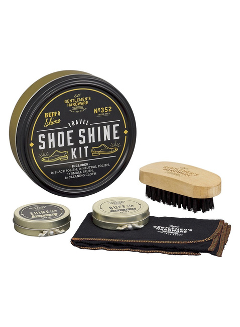 Zestaw do czyszczenia butów Gentlemen's Hardware Shoe Shine Kit