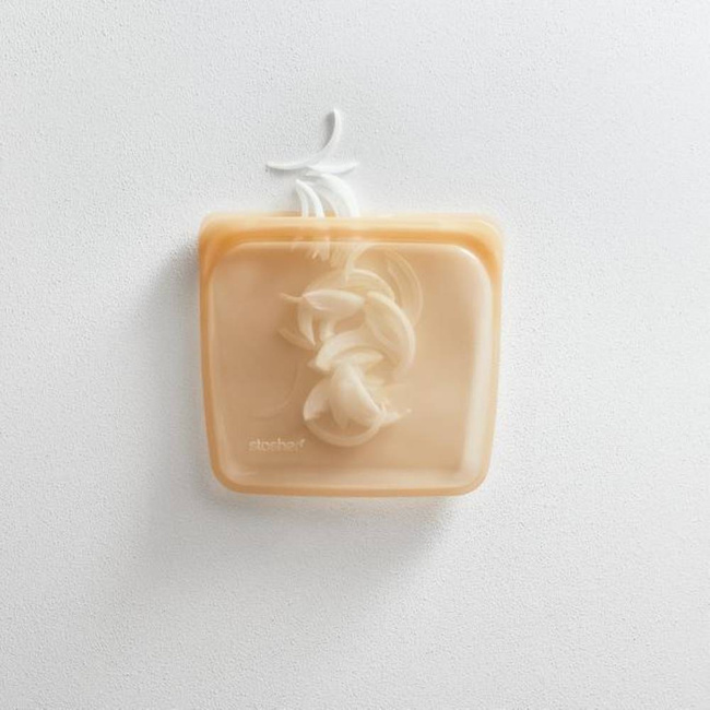 Silikonowa torebka na kosmetyki Stasher - rainbow orange