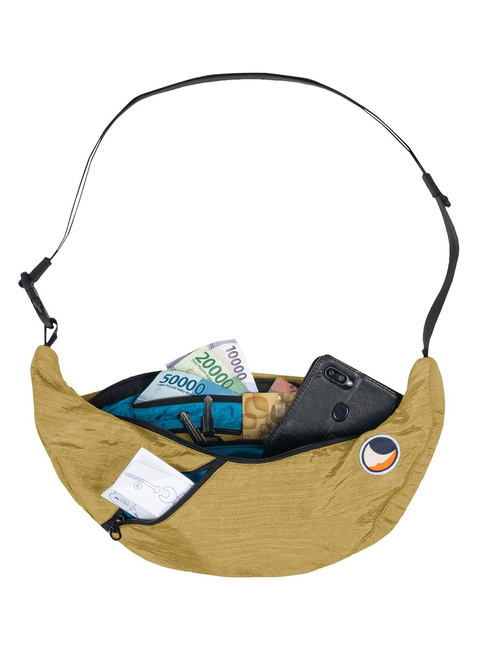 Torba na ramię Ticket To The Moon Premium Upcycled Sling Bag - sparkling gold