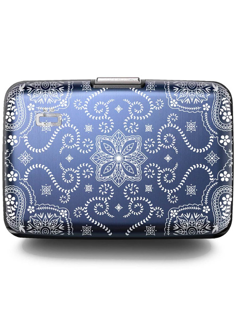 Portfel aluminiowy Ogon Design Stockholm Card Case Premium V3 - bandana blue