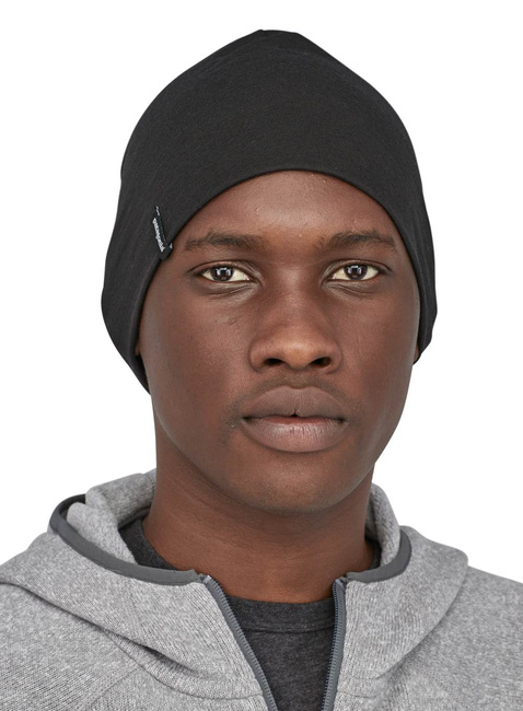 Czapka Patagonia Overlook Merino Wool Liner Beanie - black