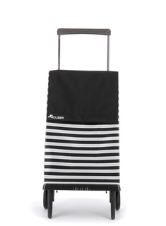 Wózek na zakupy składany Rolser Plegamatic Marina - white / black