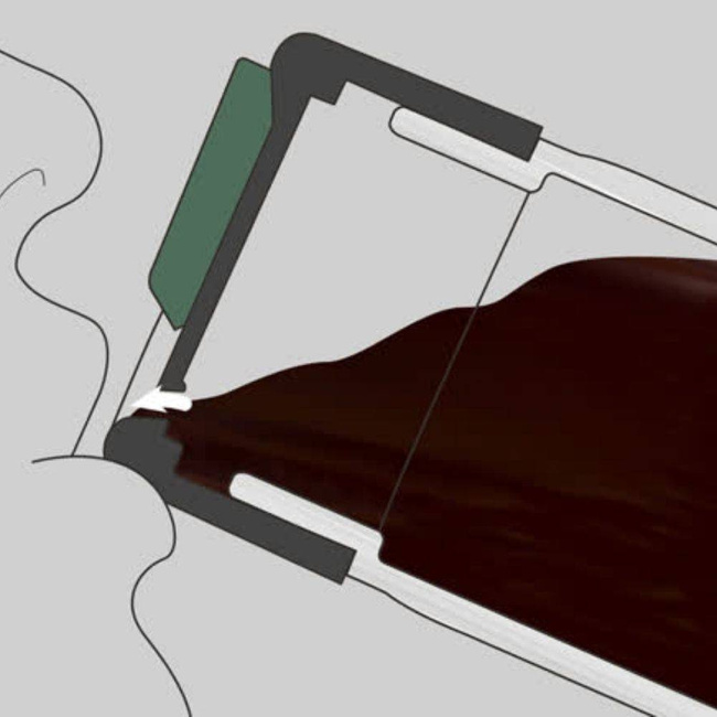 Kubek podróżny szklany Black + Blum - olive