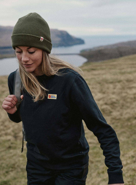 Czapka dzianinowa Fjallraven Tab Hat - dark grey