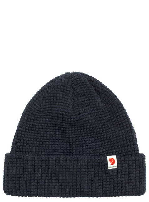 Czapka dzianinowa Fjallraven Tab Hat - dark navy