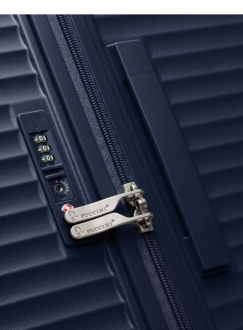 Walizka kabinowa Puccini Monte Carlo - granatowy