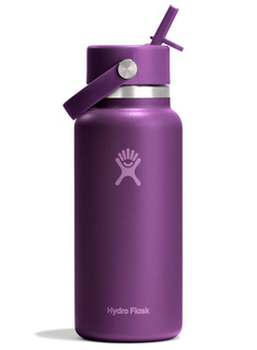 Butelka termiczna ze słomką Hydro Flask Wide Mouth Straw Cap 946 ml - beachplum