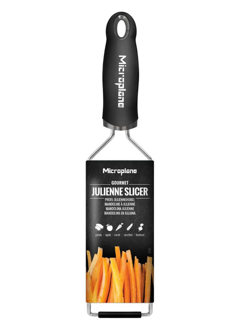 Ręczna krajalnica do warzyw i owoców Microplane Gourmet Julienne - black