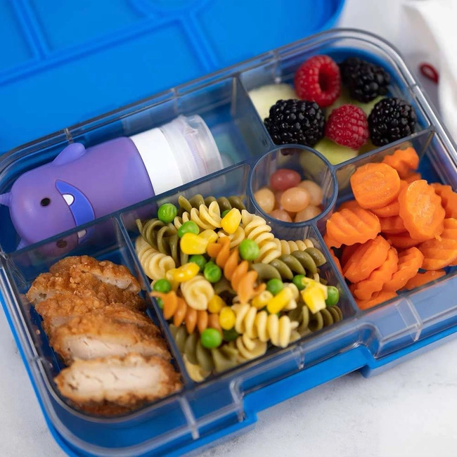 Lunchbox 6-przegródek do szkoły Yumbox Original - bamboo green / monsters tray