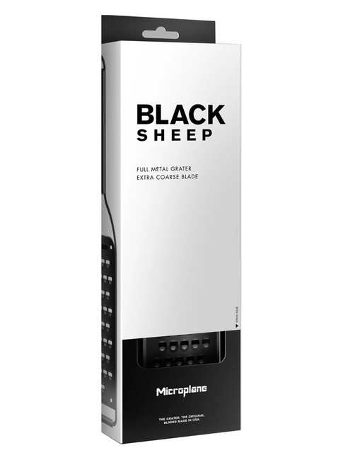 Tarka grube oczka Microplane Black Sheep Extra Coarse Grater - black