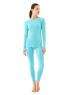 Bielizna damska termoaktywna Viking Gaja Set Bamboo - turkusowy