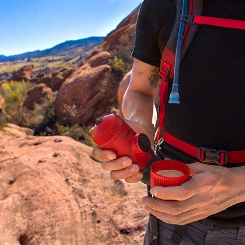Przenośny podróżny ekspres do kawy Wacaco Nanopresso - orange patrol