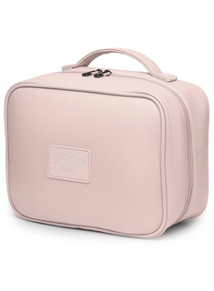 Rozkładana kosmetyczka damska Puccini Fashion - różowy