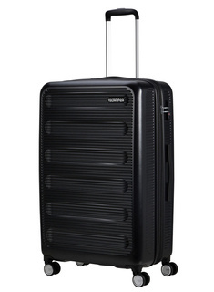 Walizka duża poszerzana American Tourister Astrobeam - storm black