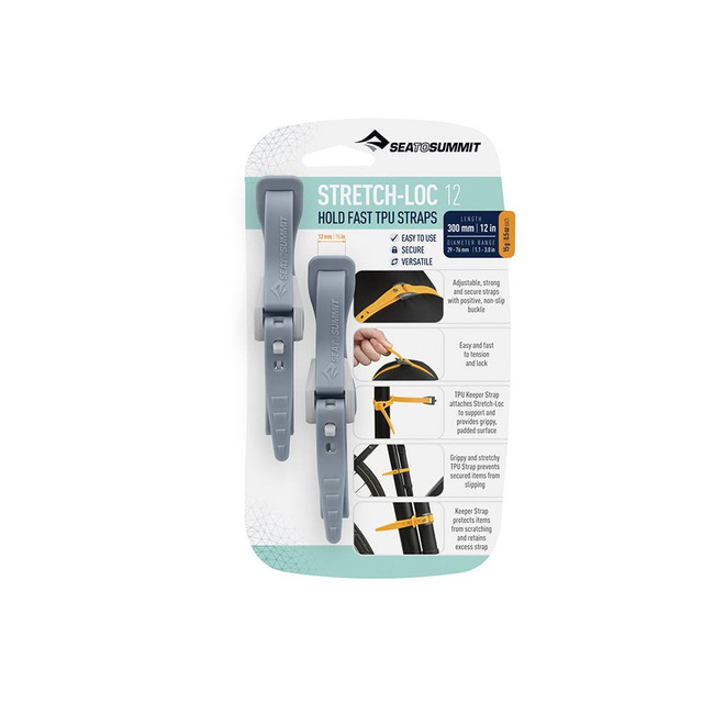 Dwa paski mocujących Sea To Summit Stretch-Loc TPU Straps 12 - dusk