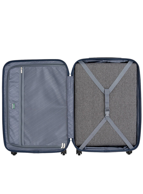 Walizka duża Puccini Paris - niebieski