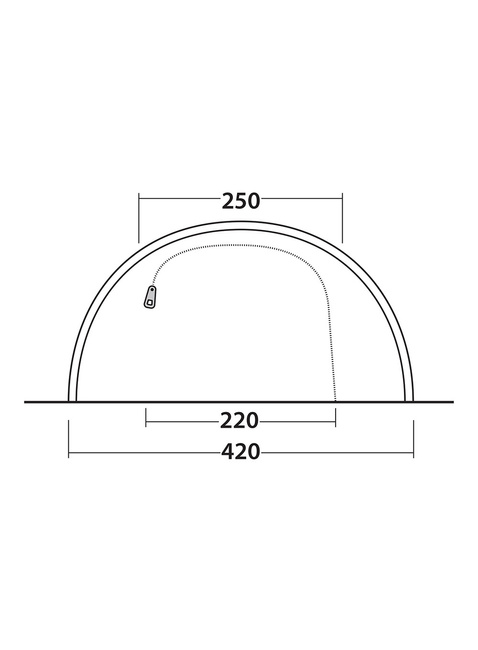 Namiot 6-osobowy dmuchany Outwell Starhill 6A - blue