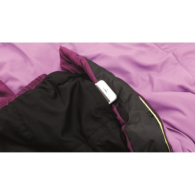 Dziecięcy śpiwór mumia Outwell Convertible Junior - magenta