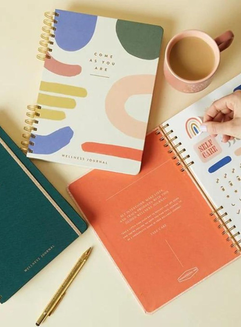Notatnik Designworks Ink Guided Wellness Journal 200 stron - come as you are