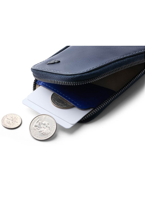 Skórzany portfel kieszonkowy Bellroy Card Pocket - navy