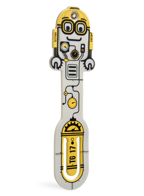 Lampka zakładka do książki Thinking Gifts Flexilight Pal LED - robot grey