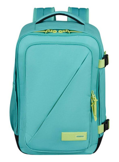 Plecak kabinowy American Tourister Take2Cabin S - dusty turquoise / lime