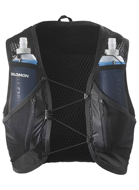 Kamizelka do biegania Salomon Active Skin 12 - black / metal