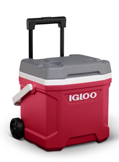 Lodówka turystyczna na kółkach Igloo Latitude Roller 15 l - indigo red / grey