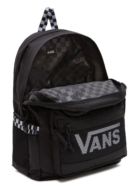 Plecak szkolny wielokomorowy Vans Stasher - black/white