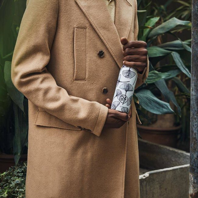 Butelka stalowa na napoje 24Bottles Urban 500 ml - amber deco