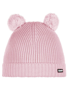 Czapka zimowa dziecięca Eisbar Ponti Pompon Kids - light pink