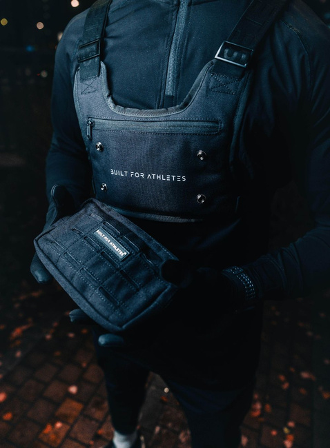 Torba na klatkę piersiową Built For Athletes Running Rig - black