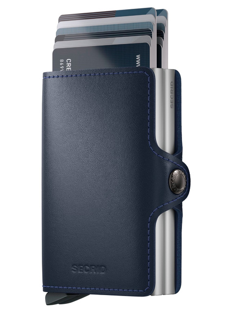 Portfel kieszonkowy RFID Secrid Twinwallet Original - navy