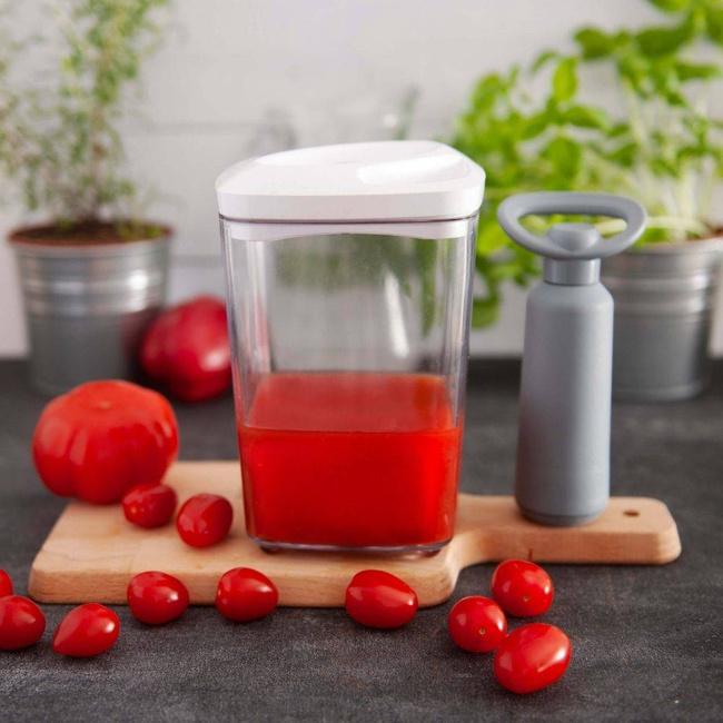 Pojemnik próżniowy na żywność Dafi SeeYoo 1,3 l - stalowy