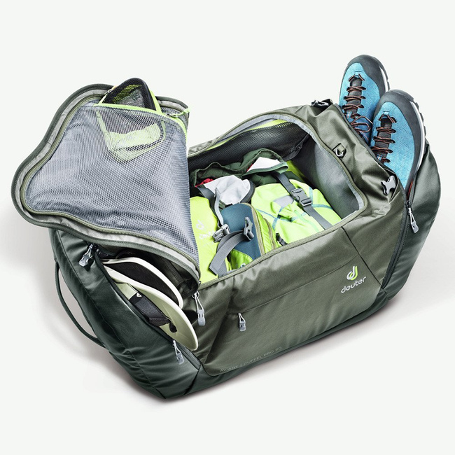 Torba podróżna składana Deuter Aviant Duffel Pro 90 - khaki/ivy