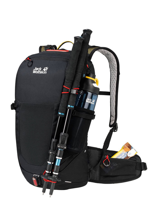 Plecak trekkingowy Jack Wolfskin Wolftrail 22 Recco - black
