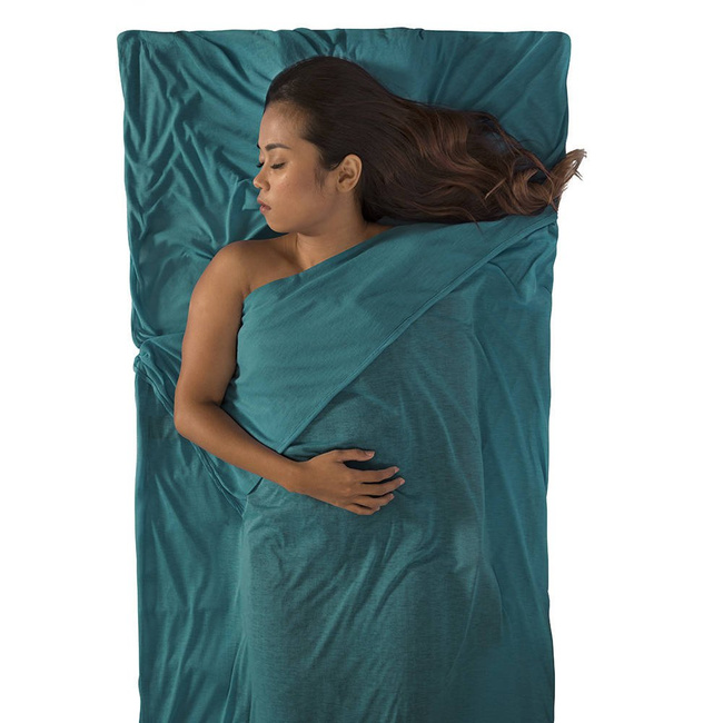 Wkładka do śpiwora Coolmax Adaptor Traveller Sea to Summit - aqua