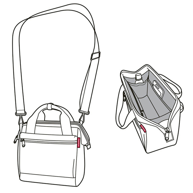 Torba na ramię Reisenthel Allrounder Cross - mixed dots