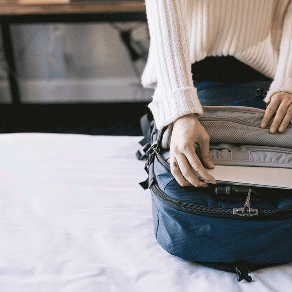 Plecak turystyczny antykradzieżowy Pacsafe Venturesafe EXP45 Econyl - deep ocean